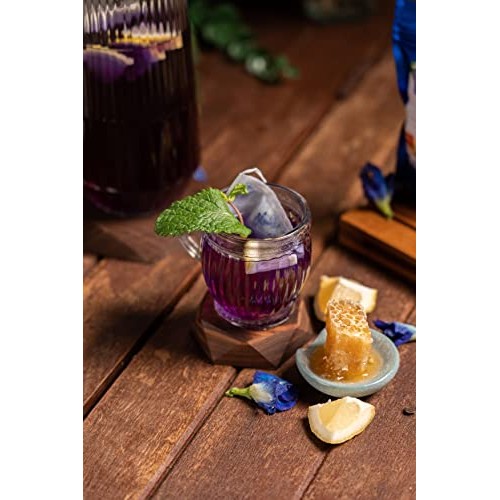 Butterfly Pea Flower Honey Lemon Hot Tea 25 Bags For Hot Tea Mix...