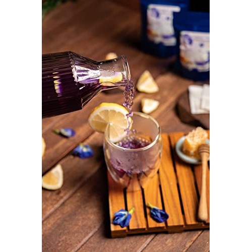 Butterfly Pea Flower Honey Lemon Hot Tea 25 Bags For Hot Tea Mix...