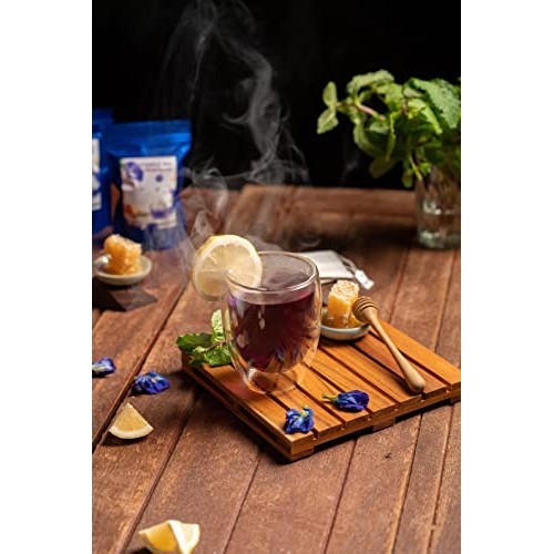 Butterfly Pea Flower Honey Lemon Hot Tea 25 Bags For Hot Tea Mix...