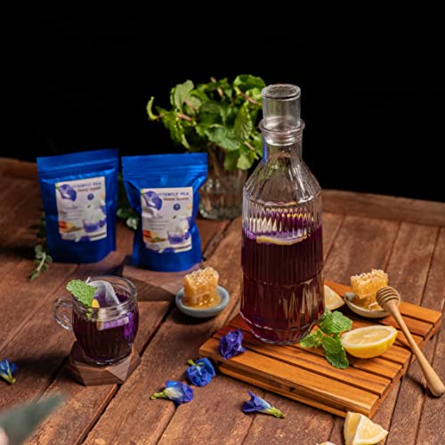 Butterfly Pea Flower Honey Lemon Hot Tea 25 Bags For Hot Tea Mix...