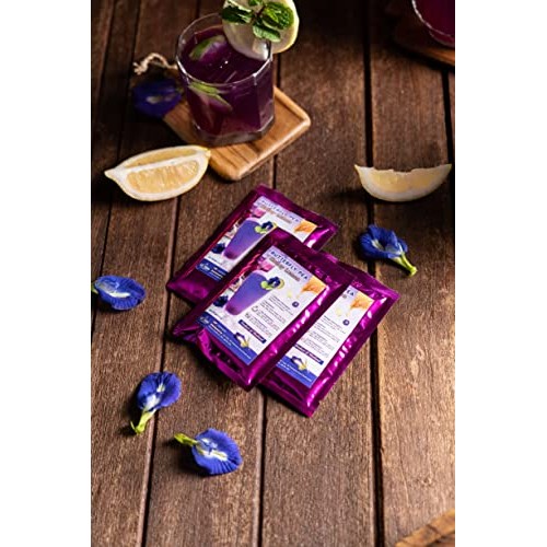 Honey Lemon Butterfly Pea Tea Mix Instant Tea Powder 50gram 5 S...