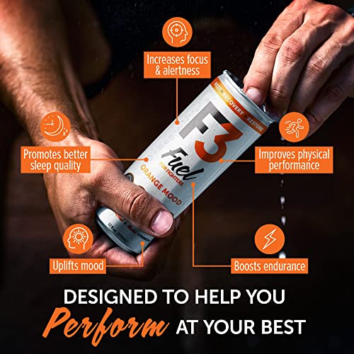 F3 Fuel for Fighters - Orange Mood Energy Drink, Natural Energy ...