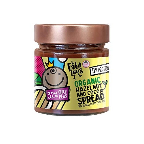 Fabalous Organic Chocolate Spread Hazelnut and Cocoa Chickpea S...