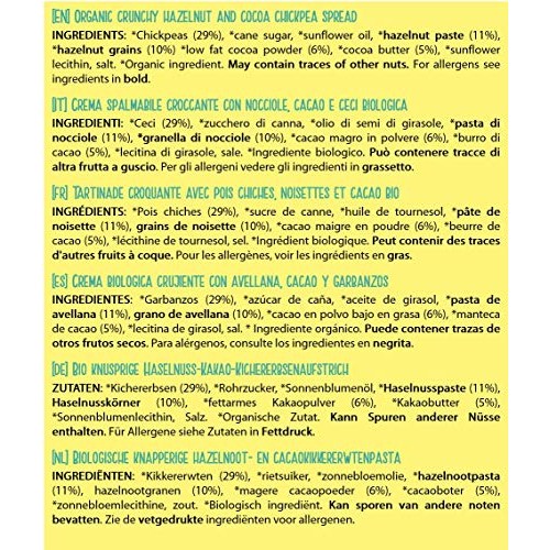 Fabalous Organic Crunchy Chocolate Spread Hazelnut and Cocoa Ch...