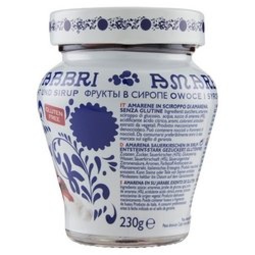 Amarena Fabbri, Cherries Wild In Syrup, 230 Gram