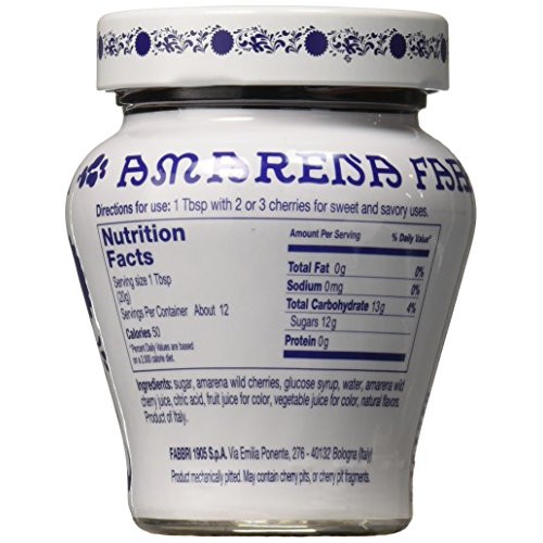 Fabbri Amarena Cherries In Syrup, 8.1 Ounce