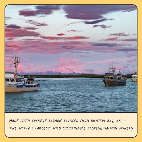 Fable Fish Wild Alaskan Salmon Jerky - Wild Caught Salmon with 3...