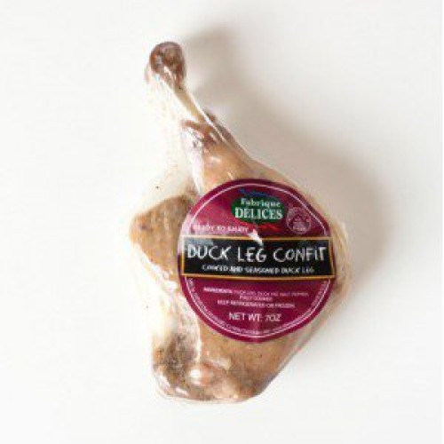 Duck Legs Confit, Individually Packed - 7 oz Pack of 6