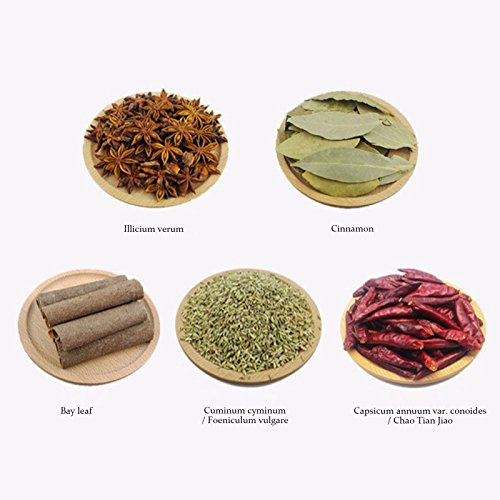 Fabura 5 Pack Spices Seasoning Blends - Illicium Verum, Cinnamon