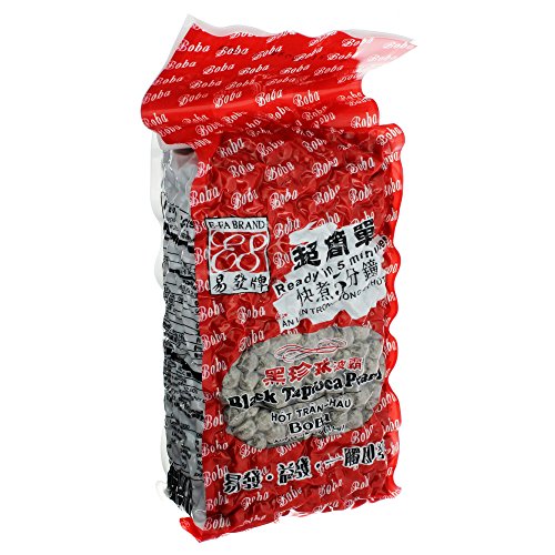 Black Bubble Tea Boba Tapioca Pearl 2.2Lb Pack Of 2
