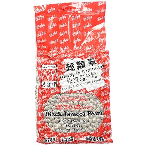 E-Fa Brand Premium Grade Black Tapioca Pearls 6.6 Lb [Bubble Tea]