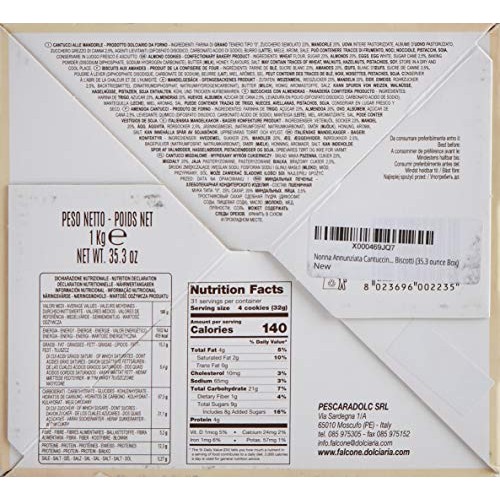 Nonna Annunziata Cantuccini Dabruzzo Almond Biscotti 35.3 Ounc