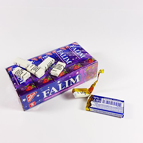 Falim Plain Gum - Forrest Fruits Flavoured- 20 * 5 = 100 Pieces