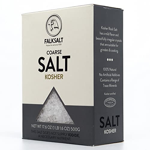 FALKSALT | 1.1lb Kosher Salt - Coarse Grain | Gourmet Salt