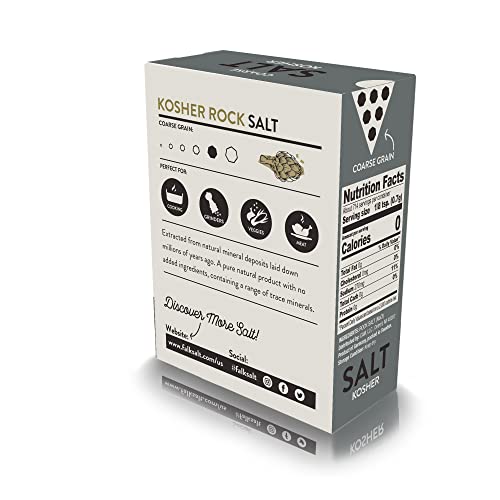 FALKSALT | 1.1lb Kosher Salt - Coarse Grain | Gourmet Salt