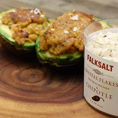 Falksalt Chipotle Sea Salt Flakes - 9 Options - 4.4Oz. Great For