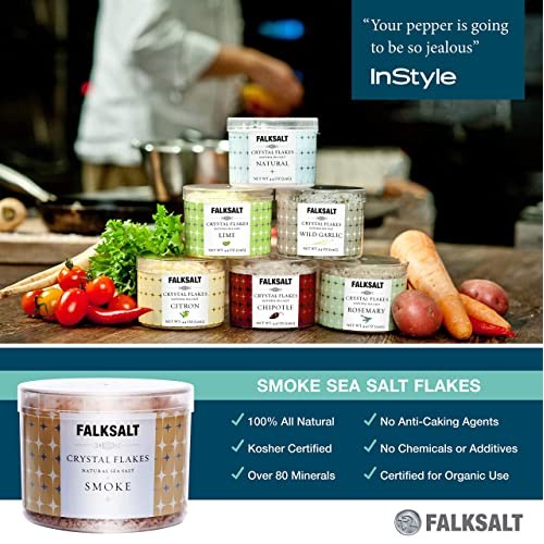 Falksalt | Organic Natural Sea Salt Flakes 2.47Oz. | Non-Gmo, Ko