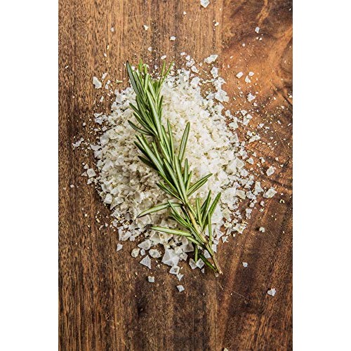 Falksalt Rosemary Sea Salt Flakes - 9 Options - 4.4Oz. Great For
