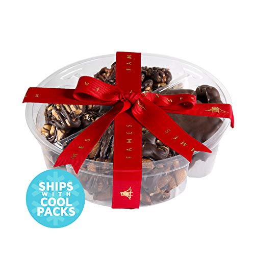 Box Of Caramel Chocolate Nuts - Gourmet Chocolate Nuts Gift Box,