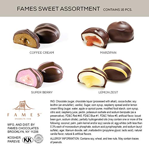 Dark Chocolate Assortment Gift Box - 3 Assorted Chocolate Gift B