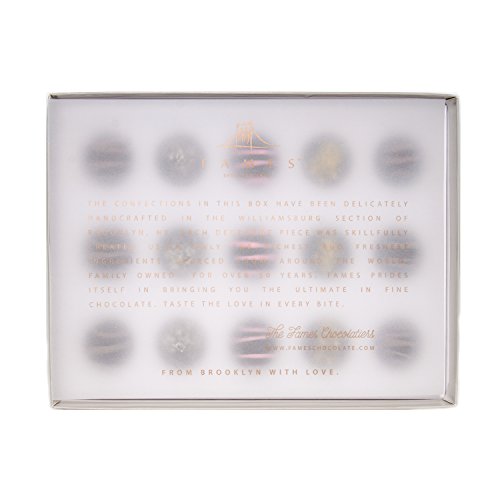 Dark Chocolate Truffles Gift Box - Gourmet Chocolate Truffles, K