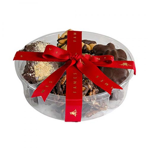 Nut Clusters Chocolate Gift Box - Gift Snack Includes Variety Of