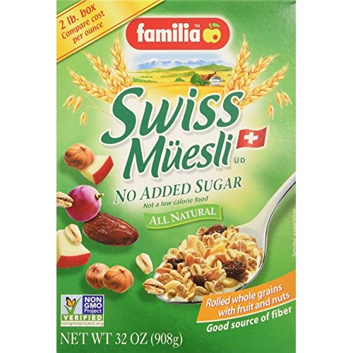 Familia Cereal Muesli No Sugar Added Pack Of 3