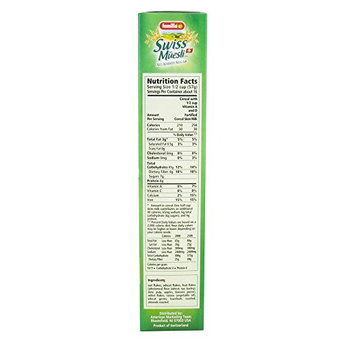 Familia Cereal Muesli Nosgr Added, 32 Oz