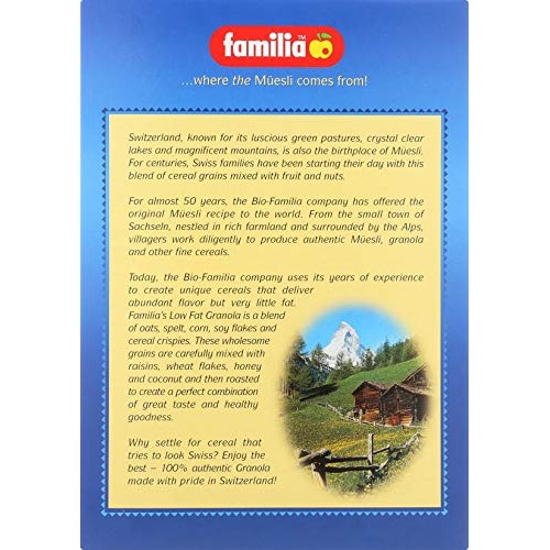 Familia Low-Fat Granola Cereal, 21-Ounce Box
