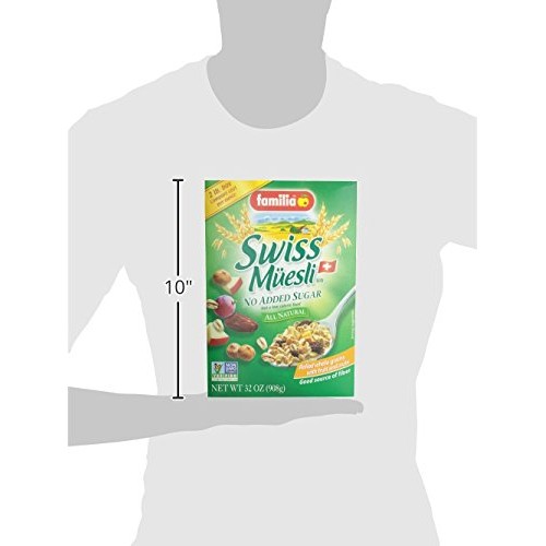 Familia Swiss Muesli No Added Sugar, 29 Ounce Packaging May Vary