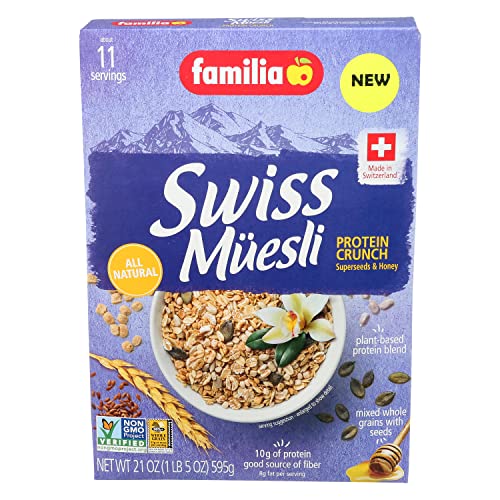 Familia Swiss Muesli Protein Crunch with Superseeds & Honey 21oz... Familia Swiss Muesli Protein Crunch with Superseeds & Honey 21oz...