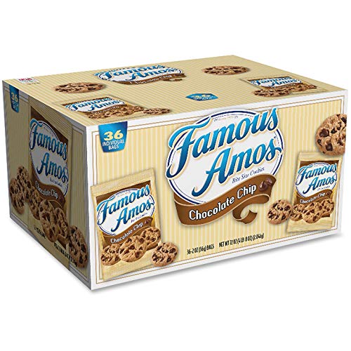 Kelloggs 10003 Famous Amos Cookies, Chocolate Chip, 2 Oz Snack