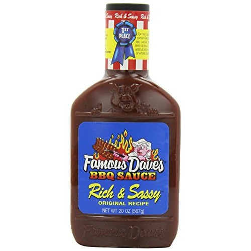 Famous Daves Bbq Sauce Variety Bundle, 19 Oz Pack Of 4 Includ