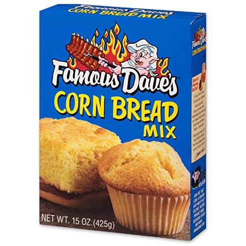 Famous Daves Corn Bread Mix, 15 Ounce, Pack Of 4