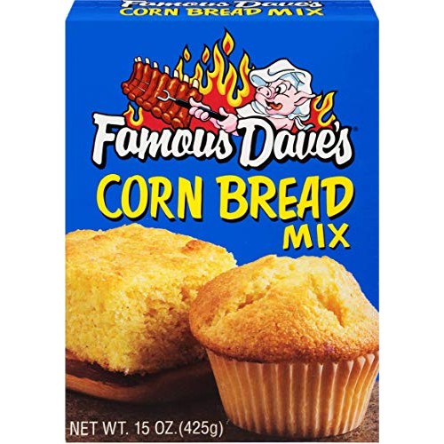 Famous Daves Corn Bread Mix, 15 Ounce, Pack Of 4