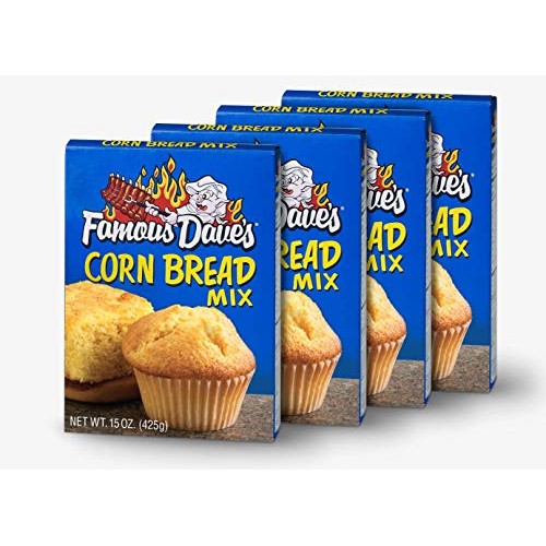 Famous Daves Corn Bread Mix, 15 Ounce, Pack Of 4