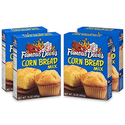 Famous Daves Corn Bread Mix, 15 Ounce, Pack Of 4