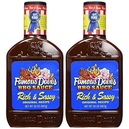 Famous Daves Bbq Sauce, Rich &Amp; Sassy, Original Recipe,20 Oz, P