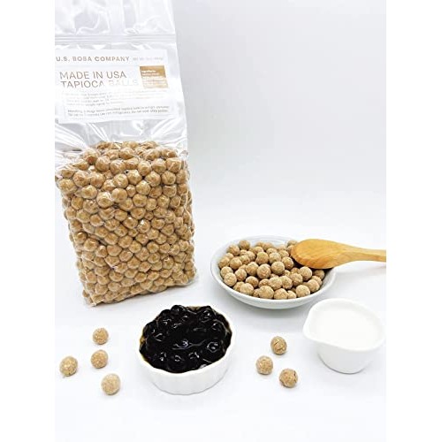 Us Boba Tapioca Pearl Bubble Tea 1Lb Made In Usa For Milk Tea Co