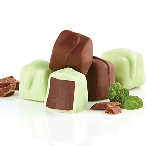 Fannie May Mint Meltaways, Milk Chocolate And Pastel Candy With