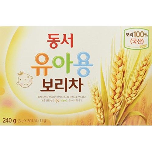 Dongsuh 100% Pure Barley Teafor Baby - 30 Bags X 8G