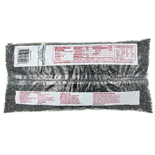 Faraon Black Beans, 2 Pound Pack Of 12