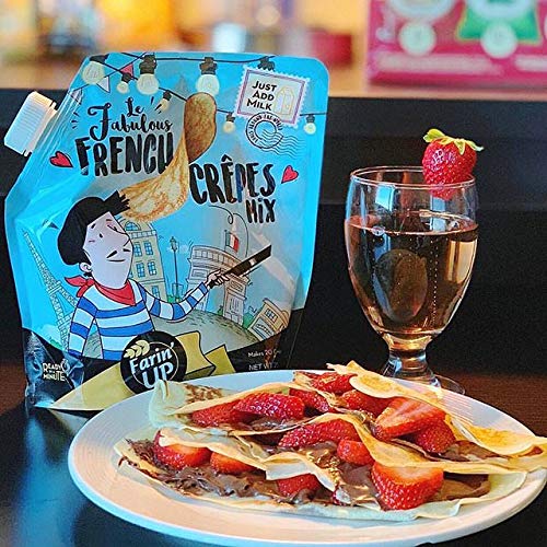 Le Fabulous French Crêpes Mix By Farin’Up, Non-Gmo, Just Add Mil