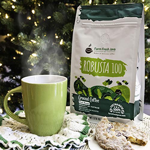 Farm Fresh Java Very Strong Coffee, Robusta Bean Coffee, Energy