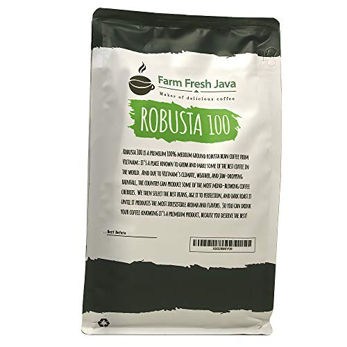 Farm Fresh Java Very Strong Coffee, Robusta Bean Coffee, Energy