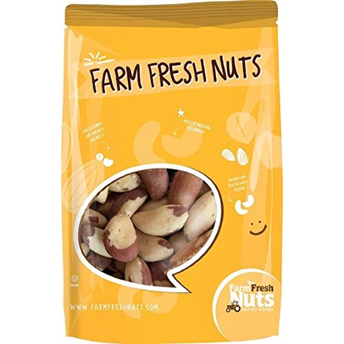 Freshly Roasted &Amp; Unsalted Brazil Nuts 1 Lb. - Super Crunchy &Amp;