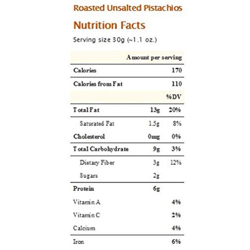 Gourmet Roasted California In Shell Pistachios Unsalted 24 Oz.