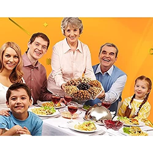 Holiday Party Basket - Gourmet Nuts And Chocolate Gift Tray, Hol