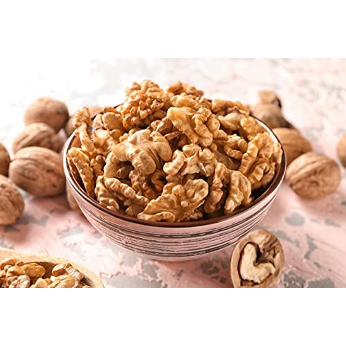 Oven Roasted California Salted Walnuts With Himalayan Salt And A
