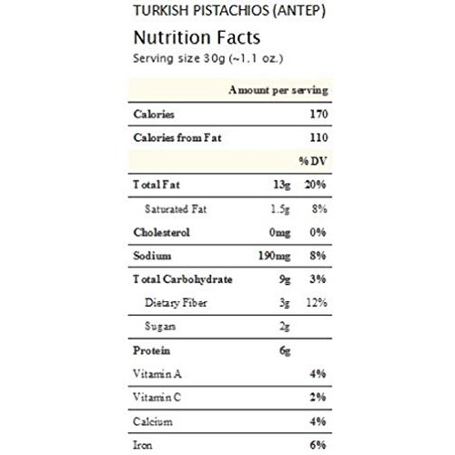 Turkish Antep Roasted Salted Pistachios 2 Lbs - Fresh New Crop